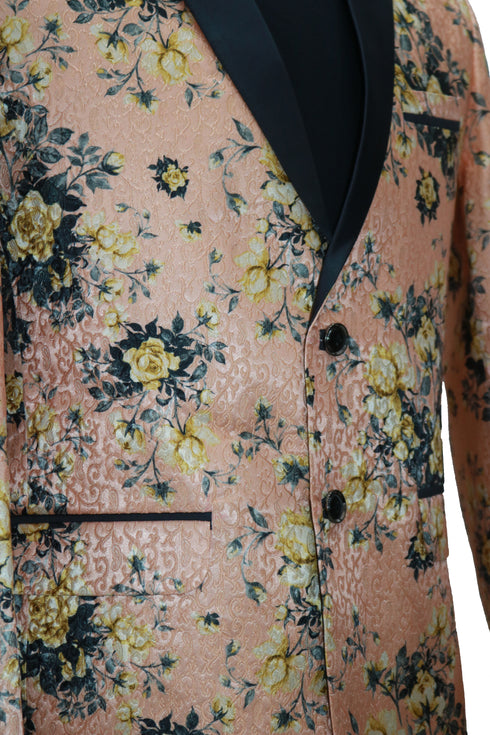 Pink Rust Floral Jacket